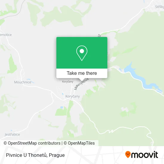 Карта Pivnice U Thonetů