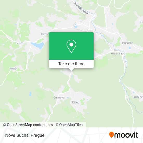 Карта Nová Suchá