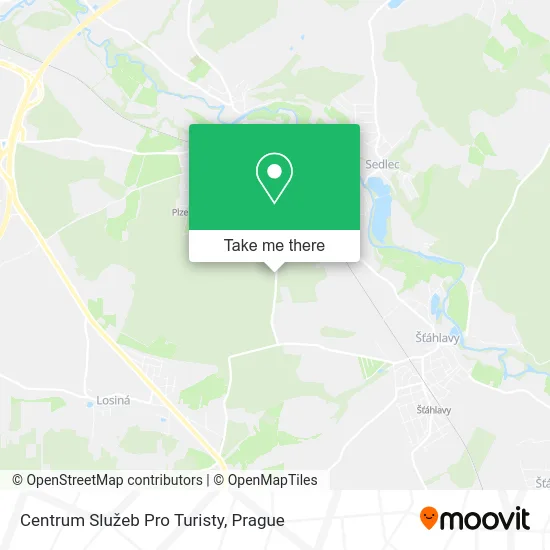 Карта Centrum Služeb Pro Turisty