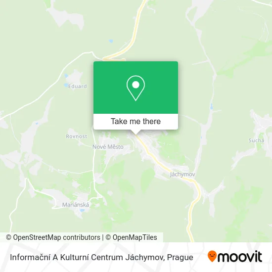 Карта Informační A Kulturní Centrum Jáchymov