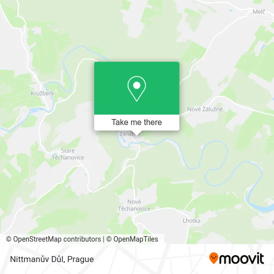 Карта Nittmanův Důl