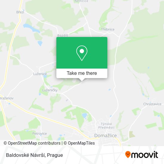 Baldovské Návrší map