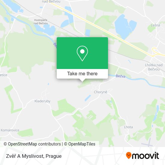 Zvěř A Myslivost map