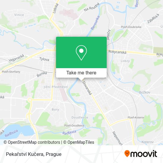 Pekařství Kučera map