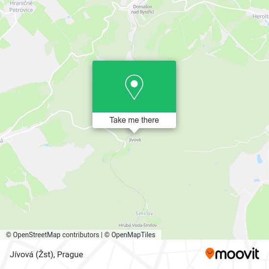 Jívová (Žst) map