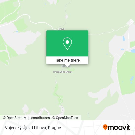 Vojenský Újezd Libavá map