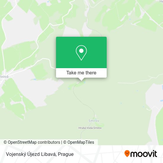 Карта Vojenský Újezd Libavá