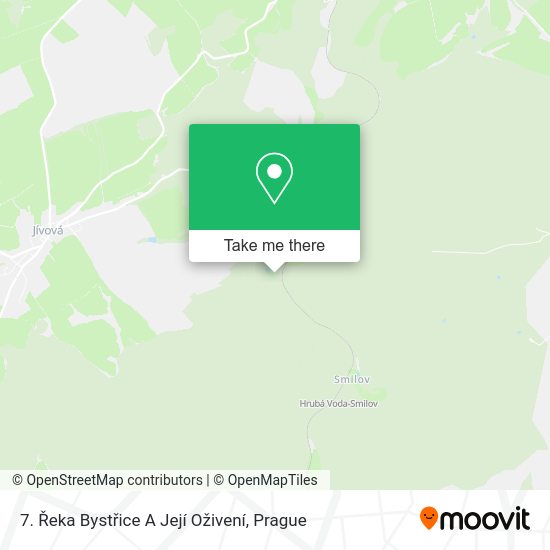 7. Řeka Bystřice A Její Oživení map