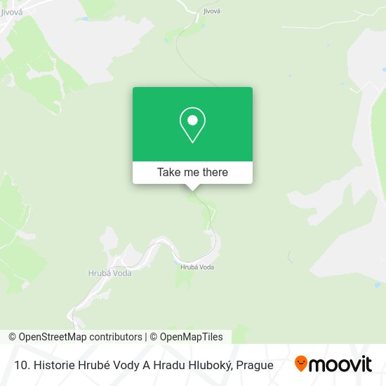 10. Historie Hrubé Vody A Hradu Hluboký map
