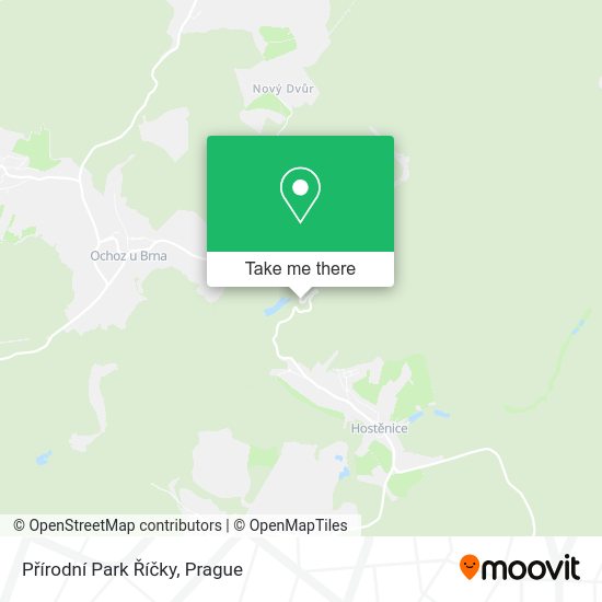 Přírodní Park Říčky map