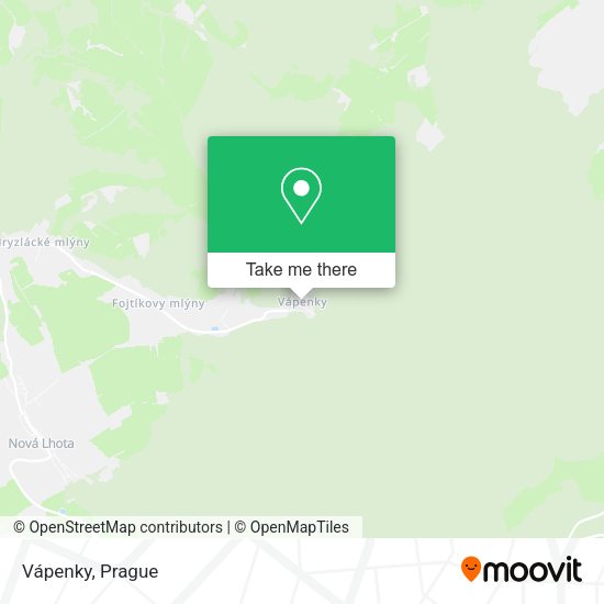 Карта Vápenky