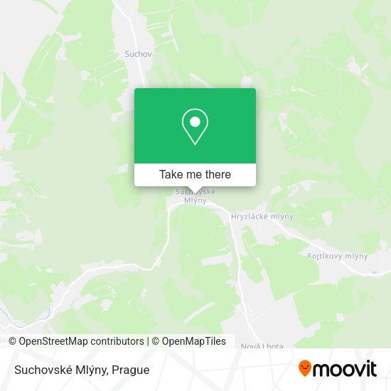 Suchovské Mlýny map