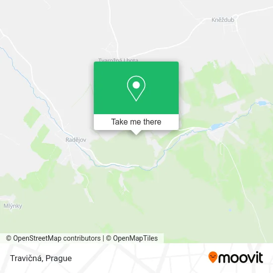Карта Travičná