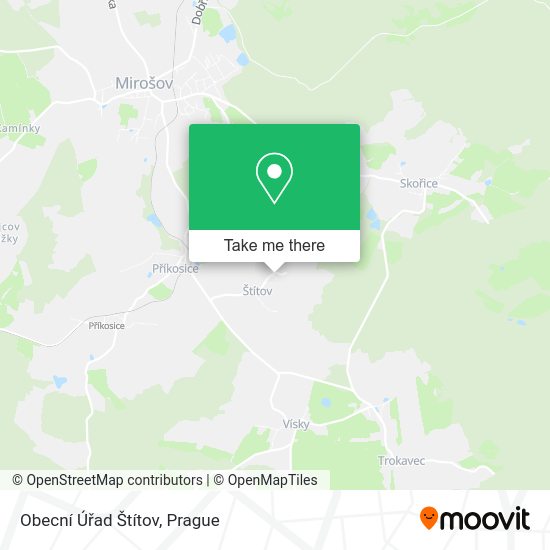 Obecní Úřad Štítov map