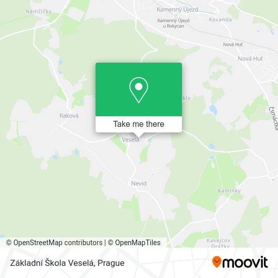 Základní Škola Veselá map