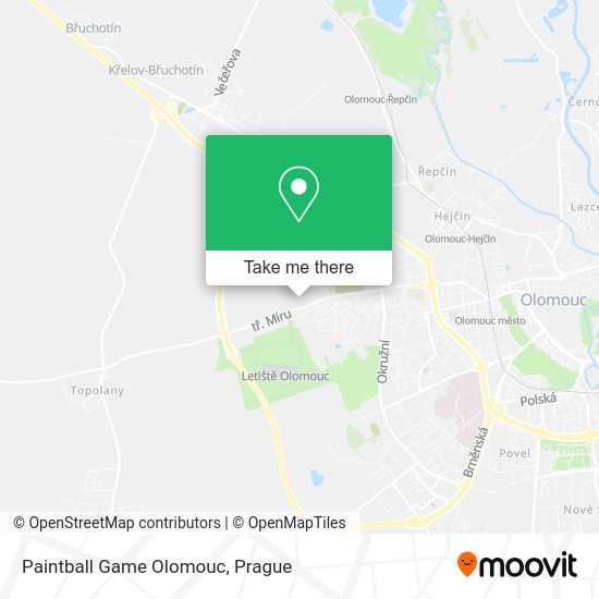 Paintball Game Olomouc map