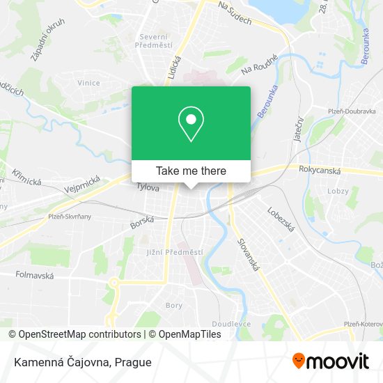 Kamenná Čajovna map