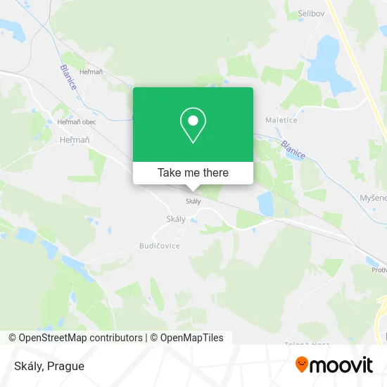 Карта Skály