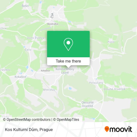 Kos Kulturní Dům map