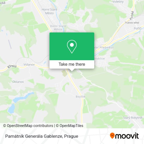 Památník Generála Gablenze map