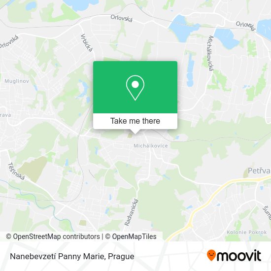 Nanebevzetí Panny Marie map