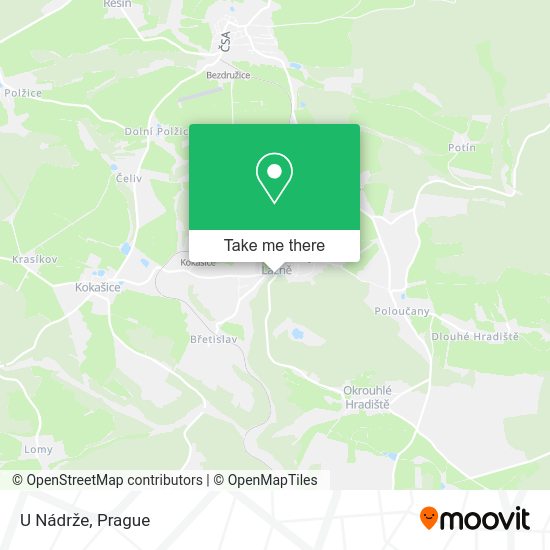 Карта U Nádrže