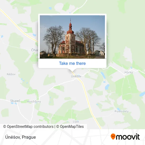 Карта Úněšov