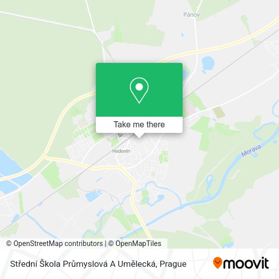 Střední Škola Průmyslová A Umělecká map