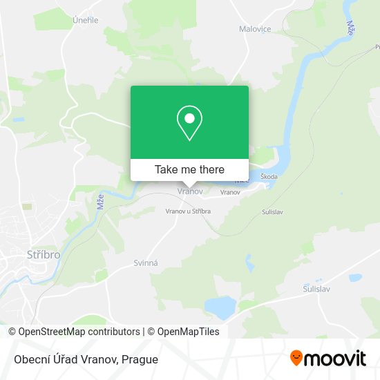 Obecní Úřad Vranov map