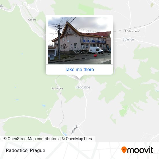 Карта Radostice