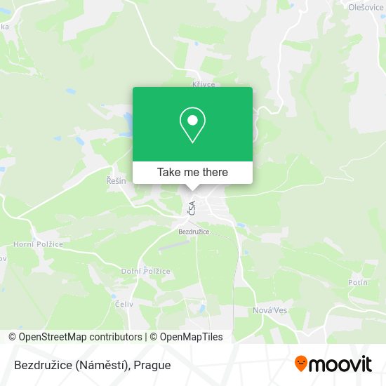 Bezdružice (Náměstí) map