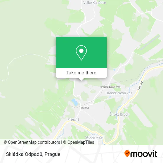 Карта Skládka Odpadů