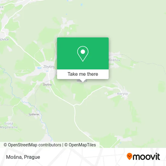 Карта Mošna