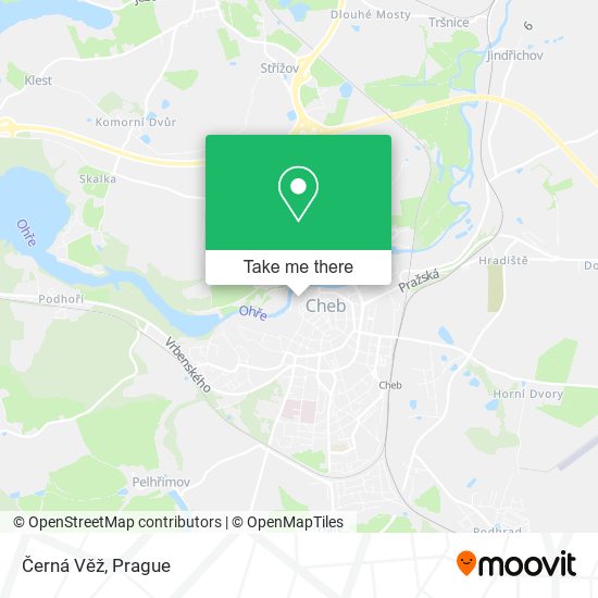 Černá Věž map