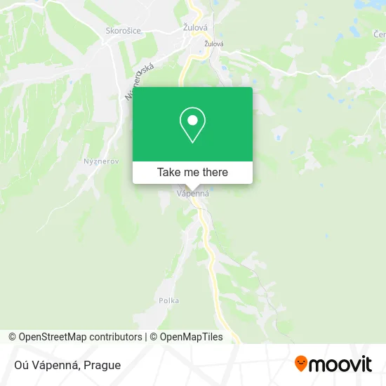 Карта Oú Vápenná