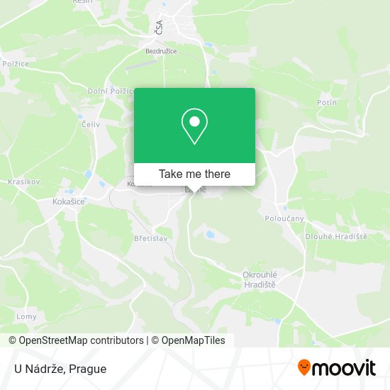 Карта U Nádrže