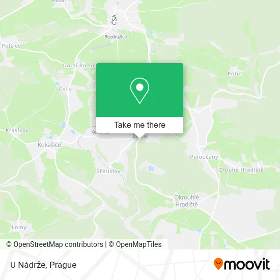 Карта U Nádrže