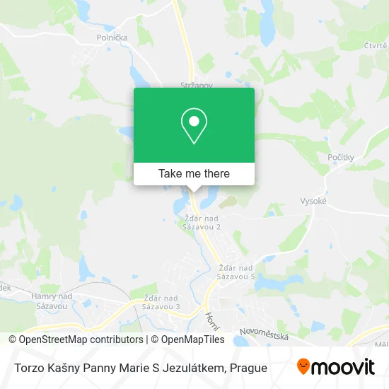 Карта Torzo Kašny Panny Marie S Jezulátkem