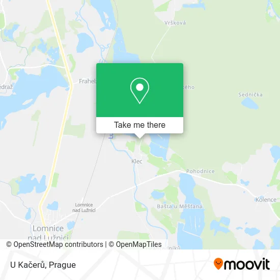 Карта U Kačerů