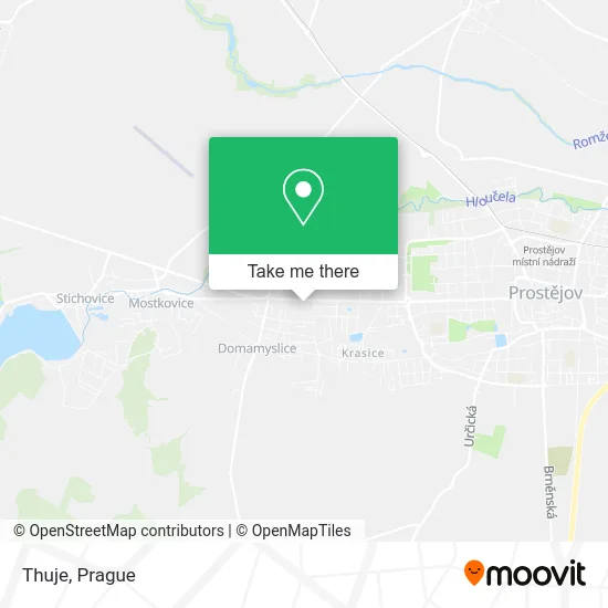 Карта Thuje
