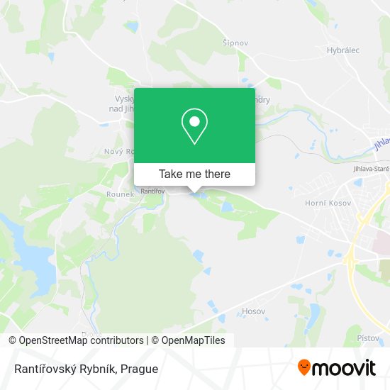 Rantířovský Rybník map
