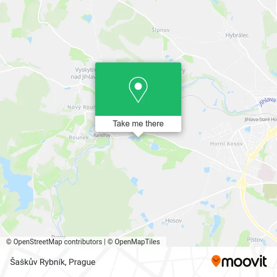Карта Šaškův Rybník