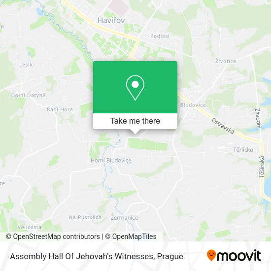 Карта Assembly Hall Of Jehovah's Witnesses