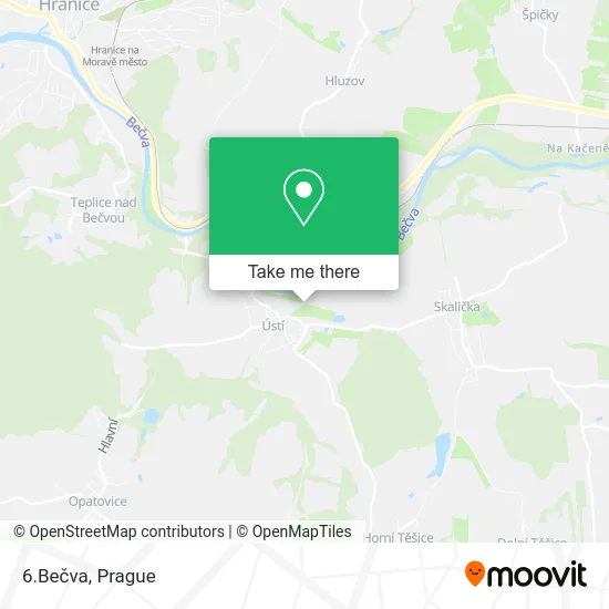 Карта 6.Bečva