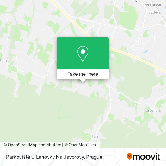 Parkoviště U Lanovky Na Javorový map