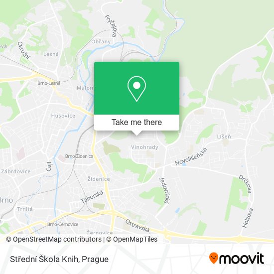 Střední Škola Knih map