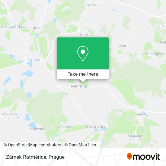 Zámek Ratměřice map