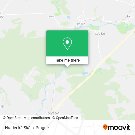 Карта Hradecká Skála