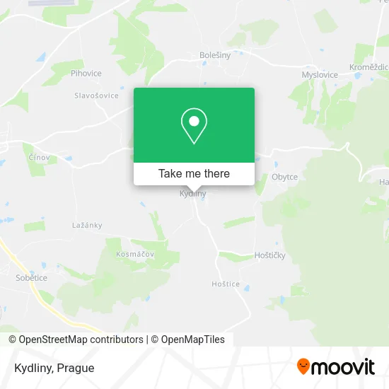 Карта Kydliny