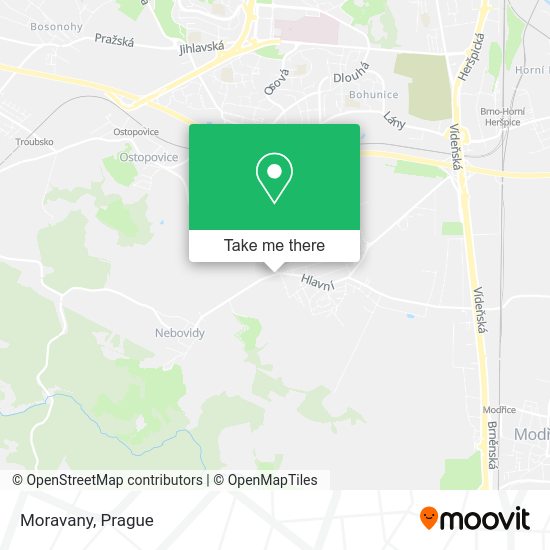 Карта Moravany